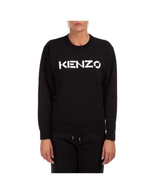 KENZO Black Logo Printed Sweatshirt