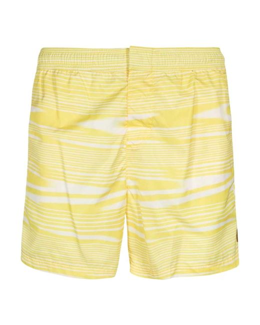 Missoni Yellow Logo Shorts for men