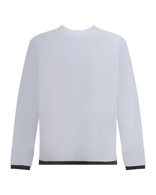Sacai White Pocket Long-Sleeve T-Shirt for men