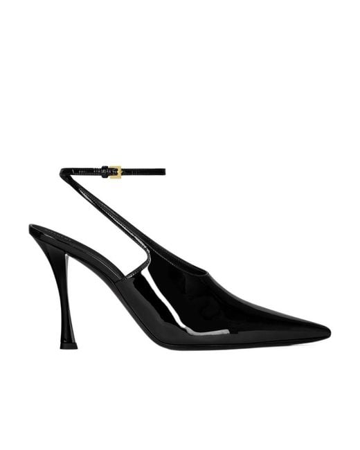 Givenchy Black Slingback Pointed-Toe Pumps