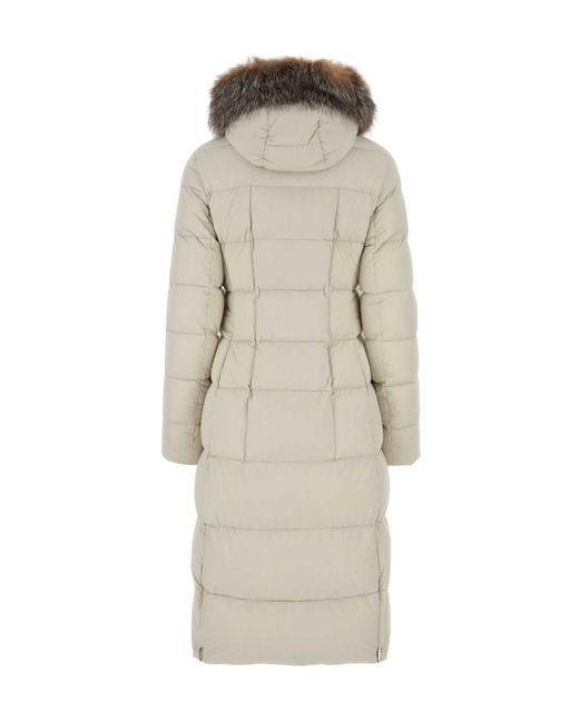 Moorer Natural Zagarakn Hooded Padded Coat