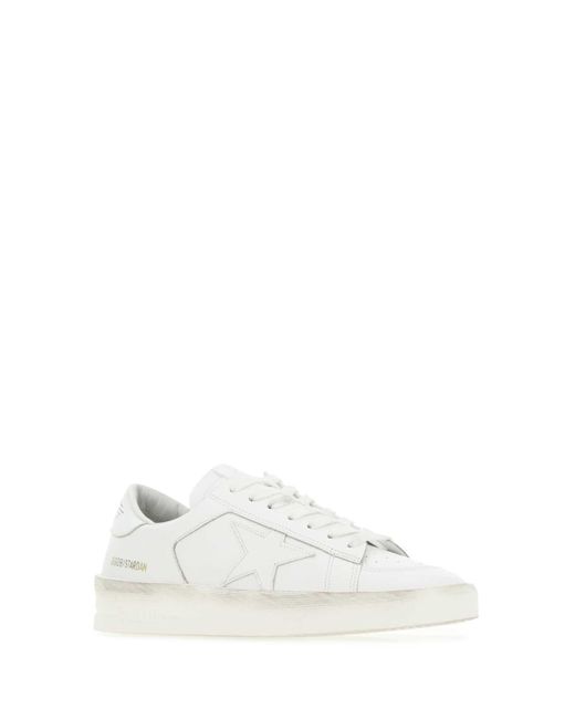 Golden Goose Deluxe Brand White Stardan Sneakers