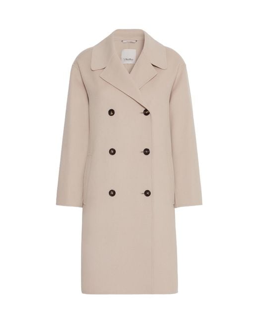 Max Mara Natural S Magnolia Double-Breasted Coat