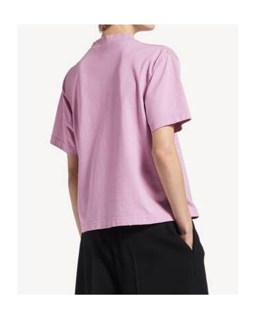 Balenciaga Pink Cotton Sacré Cœur T-Shirt