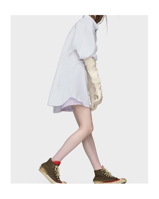 Maison Margiela White Long-Sleeved Jumpsuit
