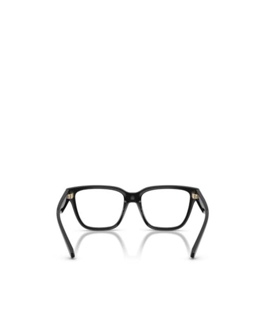 Burberry White Eyewear Square Frame Glasses