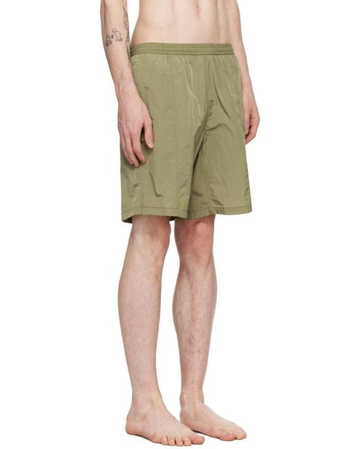 AMI Green Ami De Coeur Swim Shorts for men