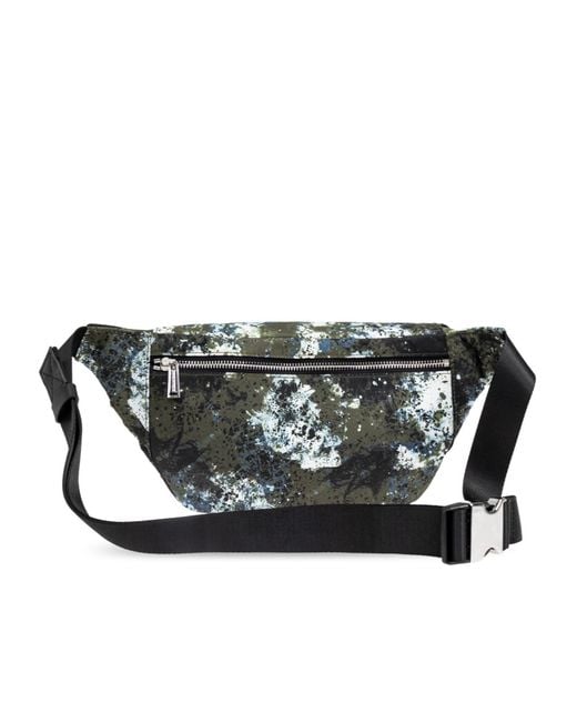 DSquared² Multicolor Splatter-Print Zipped Shoulder Bag for men