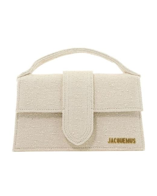 Jacquemus Natural Canvas Mini Tote Bag