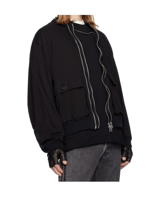 Undercover Black Long Sleeve Casual Jacket for men