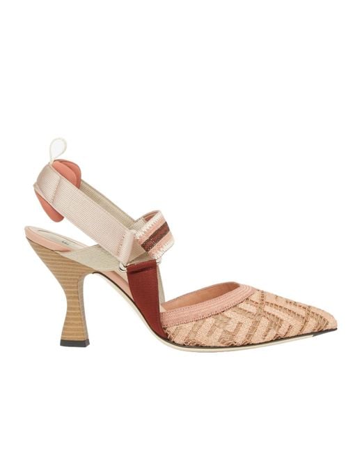Fendi Pink Colibri Pointed Toe Pumps