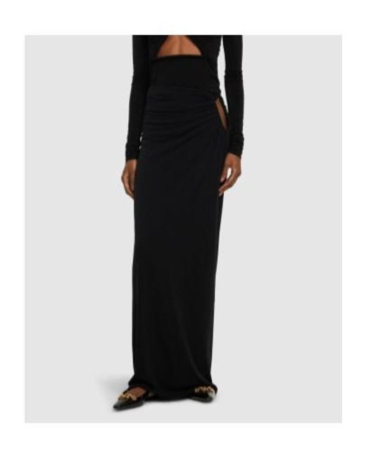 Magda Butrym Black Knitted Skirt