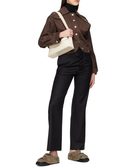 OSOI White Folder Brot Hobo Bag
