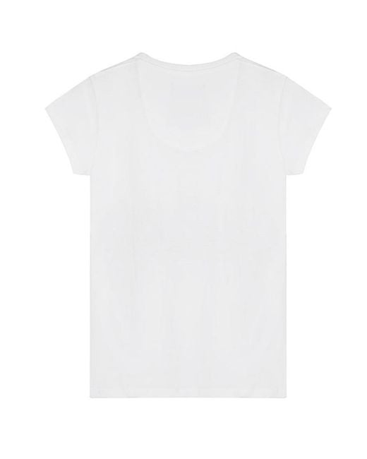Philipp Plein White Logo Detail T-Shirt