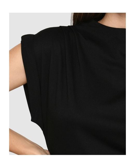 Anine Bing Black Alix Maxi Dress