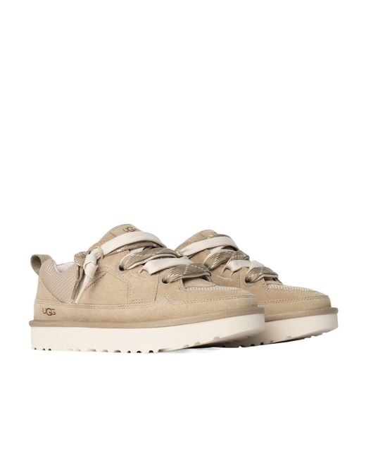 Ugg Natural Lo Lowmel Suede Trainers