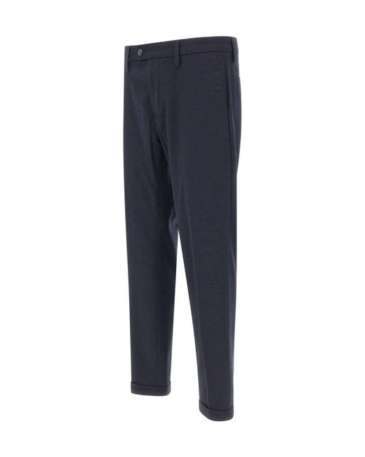 Re-hash Blue Mucha 10 Micro-Pattern Pants for men