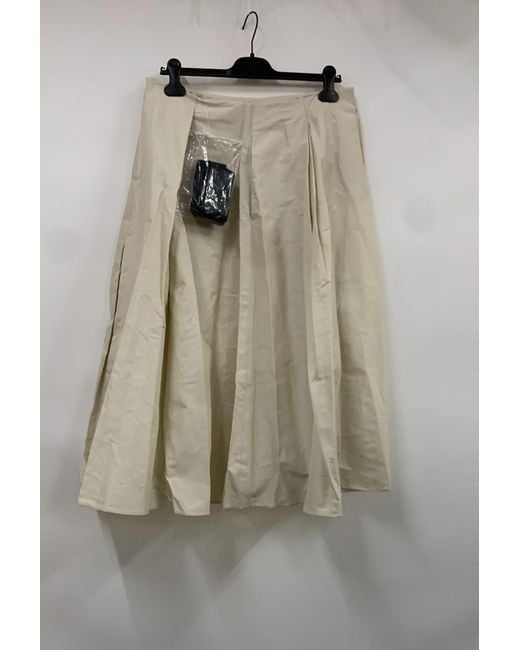 Max Mara Multicolor Midi Skirt With Belt