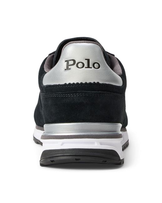 Polo Ralph Lauren Black Simple Versatile Sneakers for men