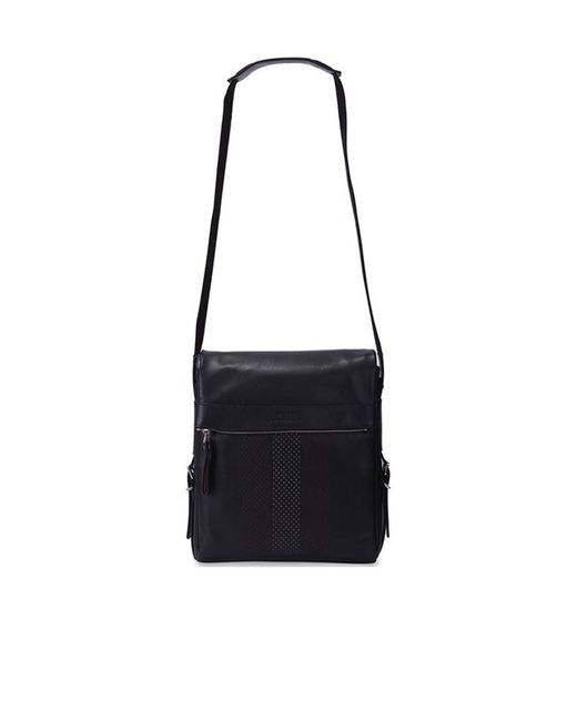 Bally Black Logo Details Satchel for men