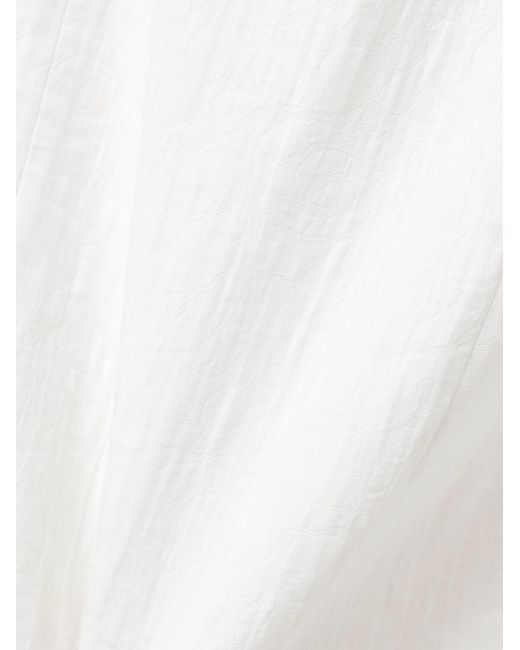 Mara Hoffman White Minimalist Midi Dress