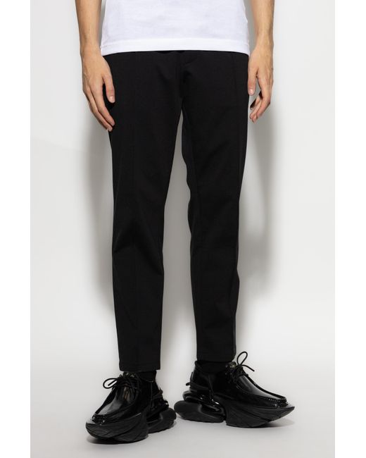 Dolce & Gabbana Black Elastic Waist Jogging Pants for men