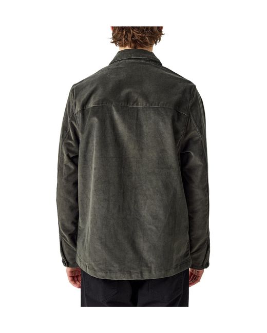 Paul Smith Black Corduroy Shirt Jacket for men