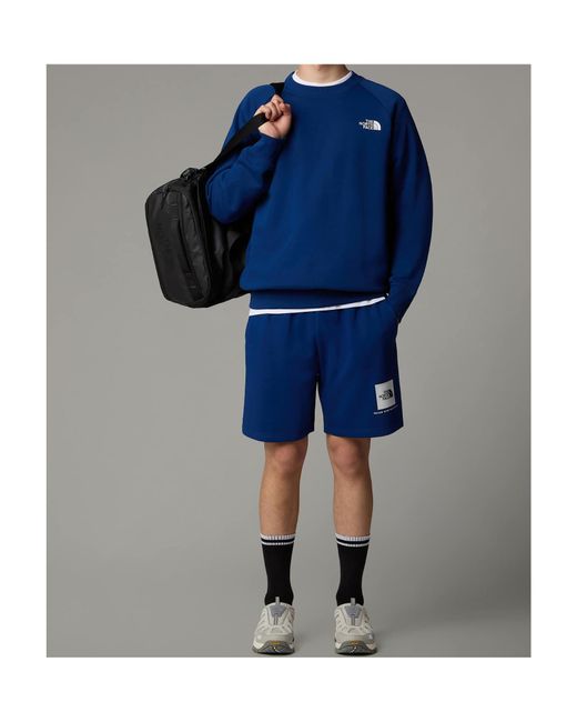 The North Face Blue Nse Box Regular Shorts for men