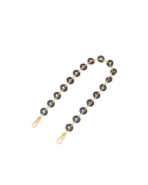 Loewe White Two-Tone Chain Strap