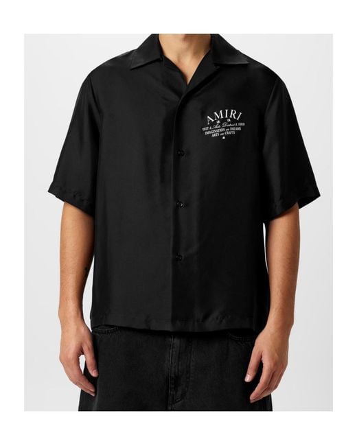 Amiri Black Printed Shirt for men