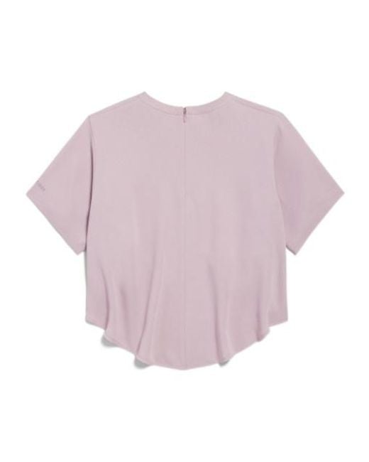 Balenciaga Pink Cropped Train Top