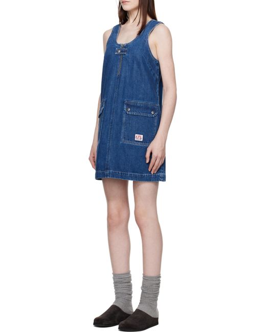 A.P.C. Blue Dominic Dress