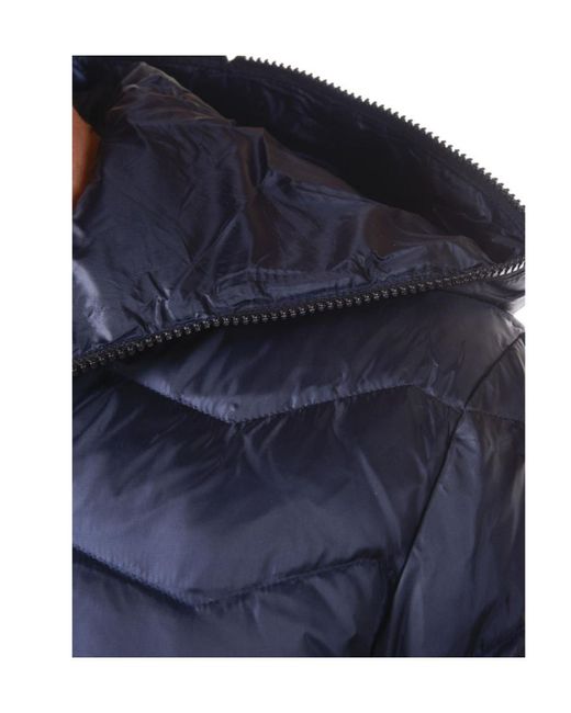 EA7 Blue Logo Down Jacket for men