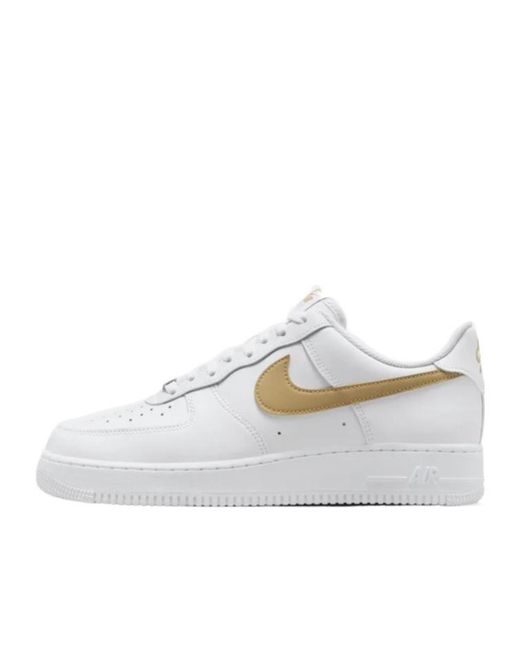 Nike White Air Force 1 '07 Lace-Up Sneakers for men