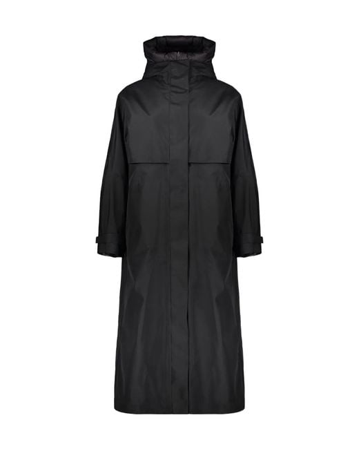Herno Black Hooded Down Coat