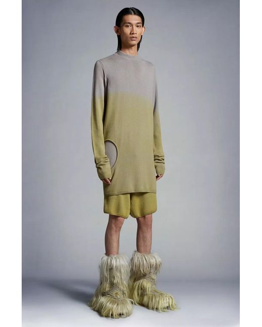 Moncler Gray Subhuman Cashmere Jumper for men
