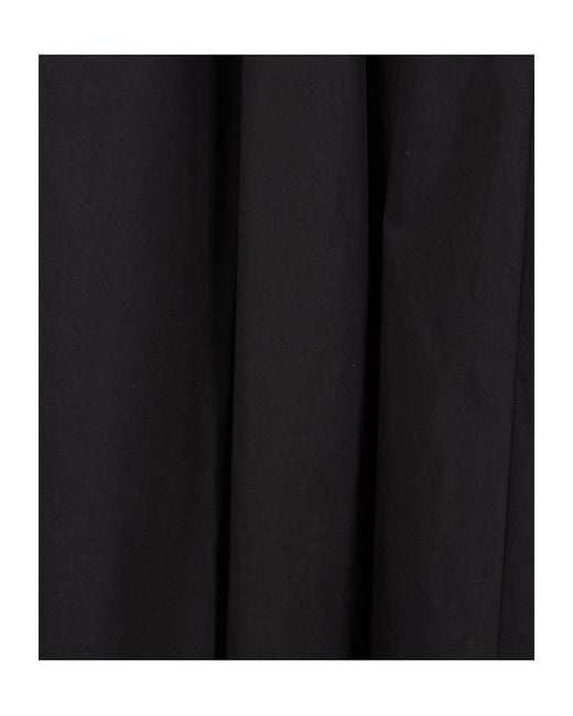 Yohji Yamamoto Black Drawstring Skirt
