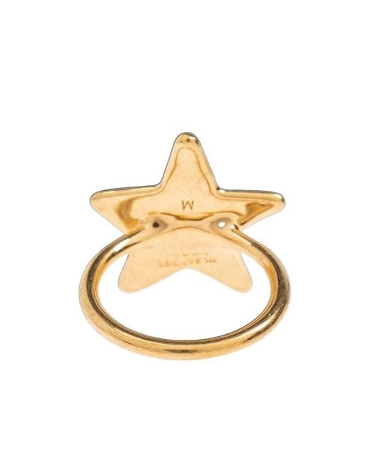 Jil Sander Metallic Star Shape Ring