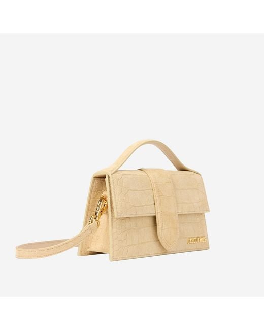 Jacquemus Natural Le Bambino Large Top Handle Bag