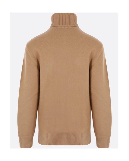 A.P.C. Brown Roll-Neck Knitted Jumper for men