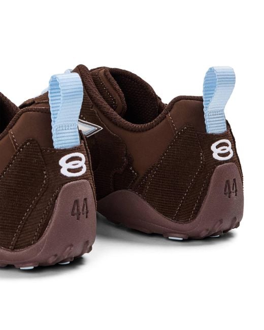 Balenciaga Brown Low-Top Sports Shoes for men