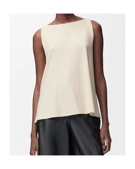 Loewe White Anagram Tank Top