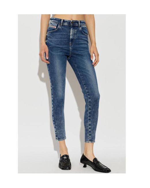 DIESEL Blue 1984 Slandy High Skinny Jeans