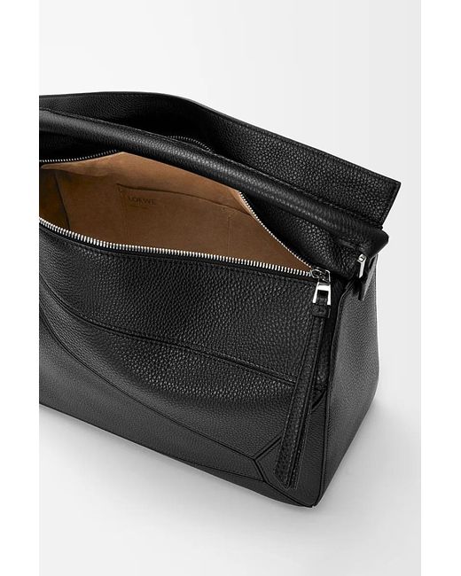Loewe Black Large Puzzle Bag for men