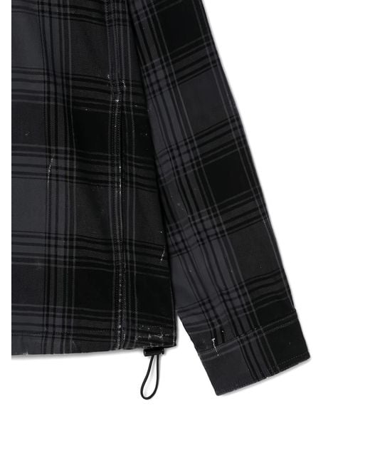 Juun.J Black Checked Shirt for men