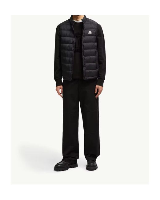 Moncler Black Barthe Padded Vest for men