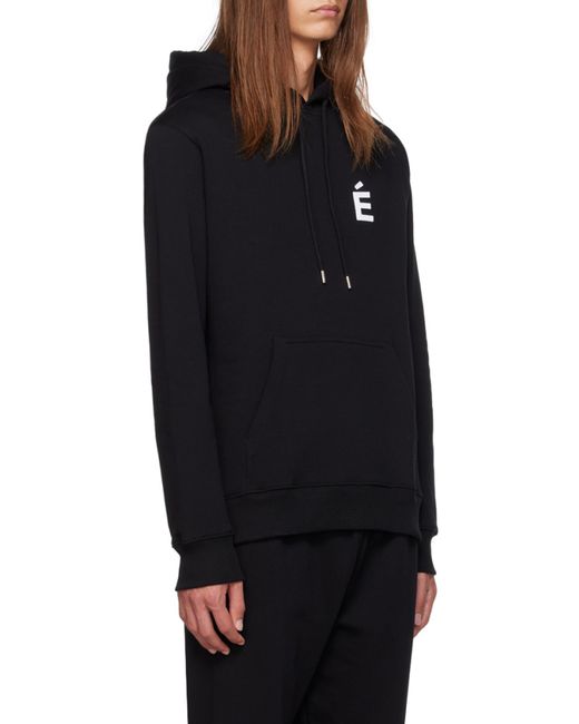 Etudes Studio Blue Logo-Print Pullover Hoodie for men