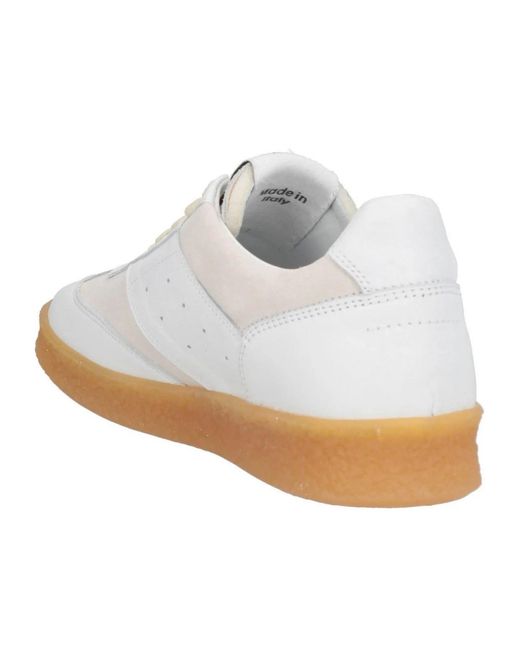 MM6 by Maison Margiela White Low-Top Casual Shoes