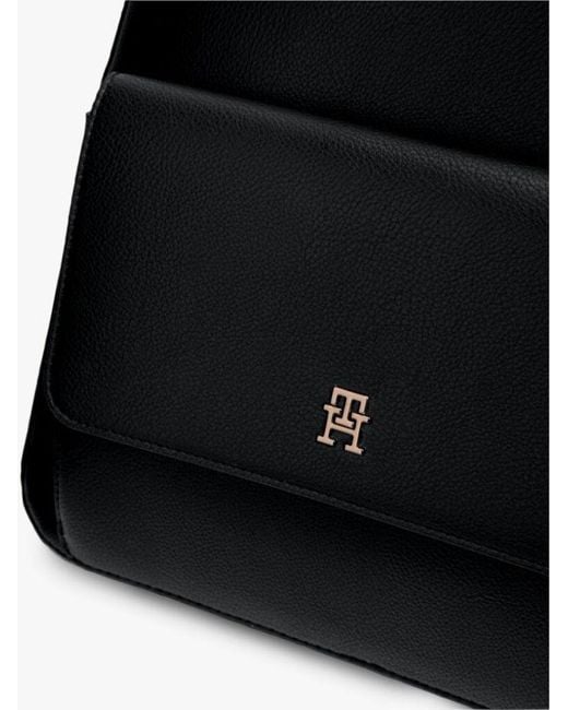 Tommy Hilfiger Black Icon Dome Backpack