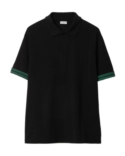 Burberry Black T-Shirts And Polos for men